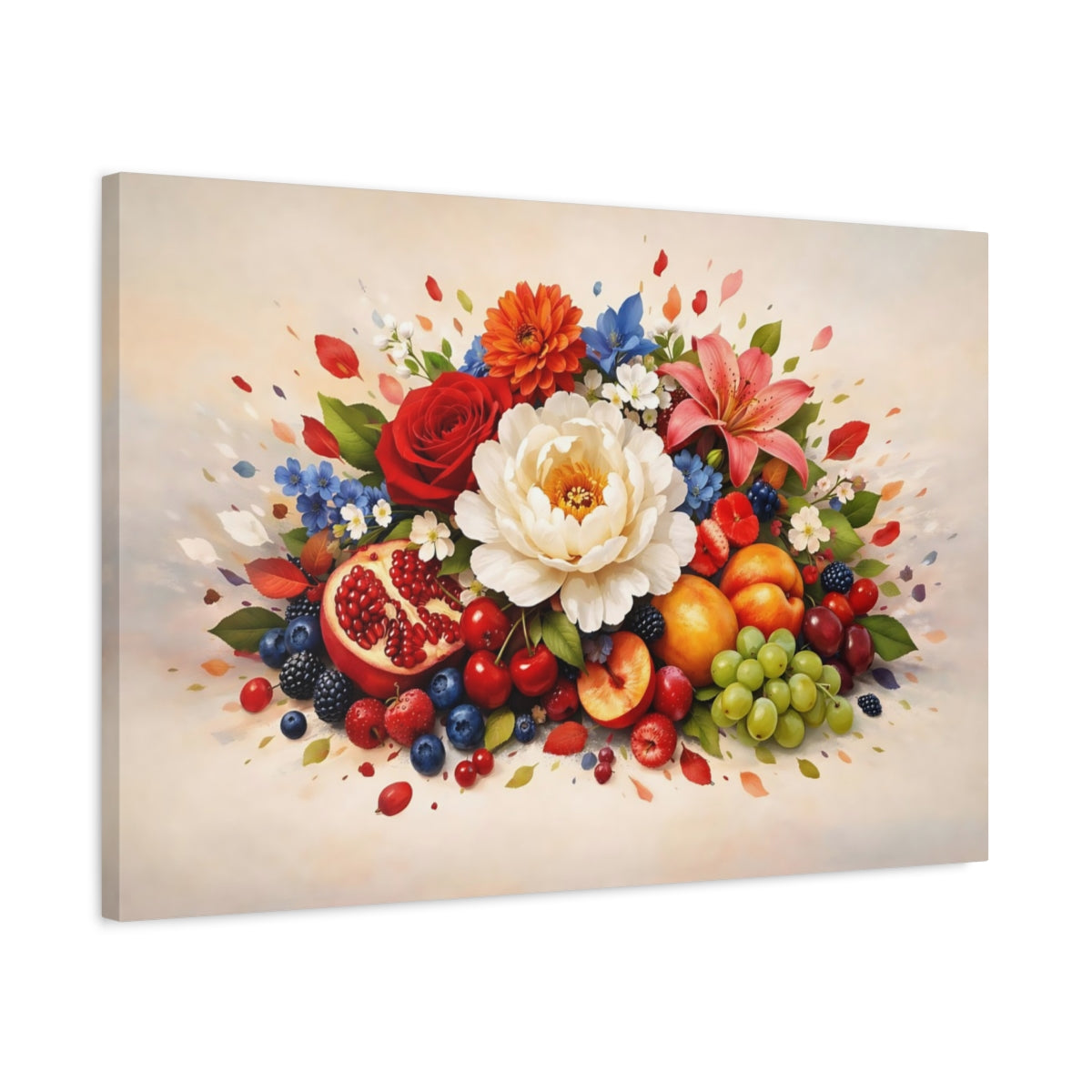 Floral Fruit Nature - Canvas Wall Art Print