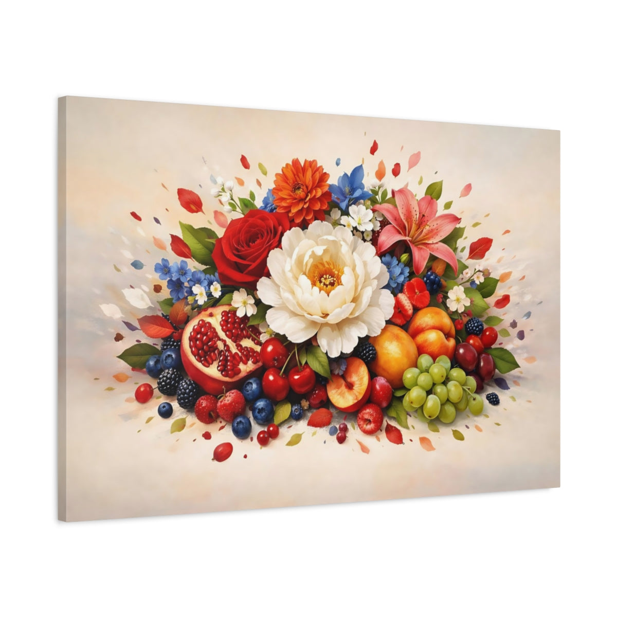 Floral Fruit Nature - Canvas Wall Art Print