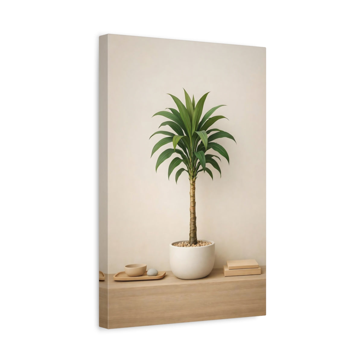 Nature Potted Plant Green - Canvas Wall Art Print