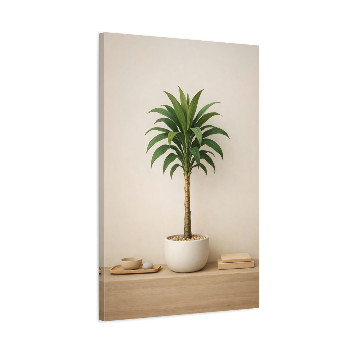 Nature Potted Plant Green - Canvas Wall Art Print