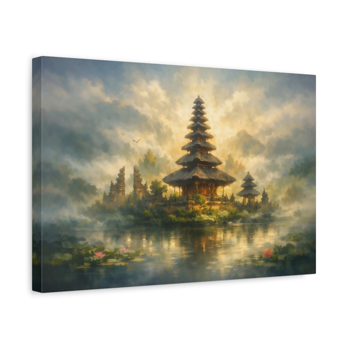 Landscape Bali Temple Nature - Canvas Wall Art Print