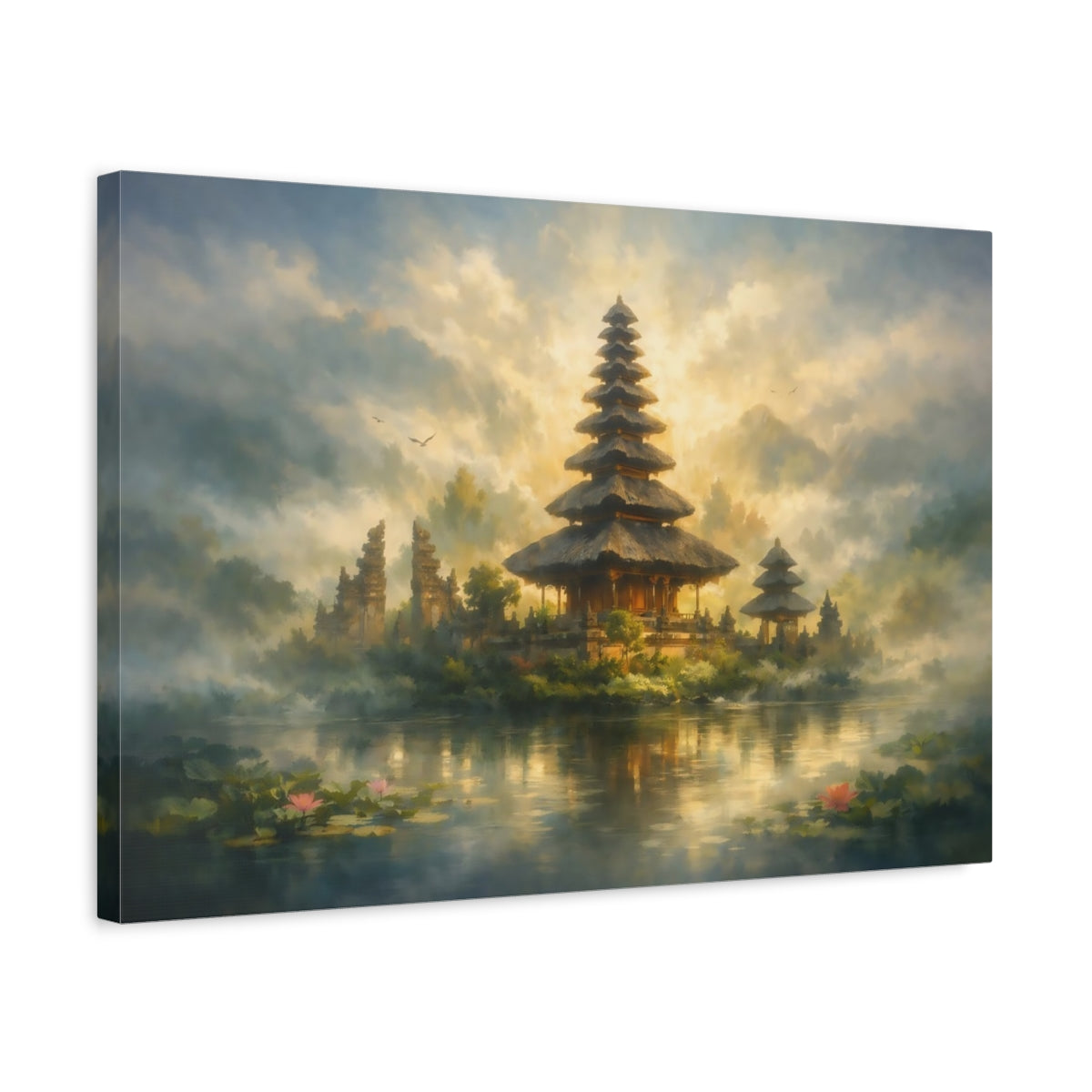 Landscape Bali Temple Nature - Canvas Wall Art Print
