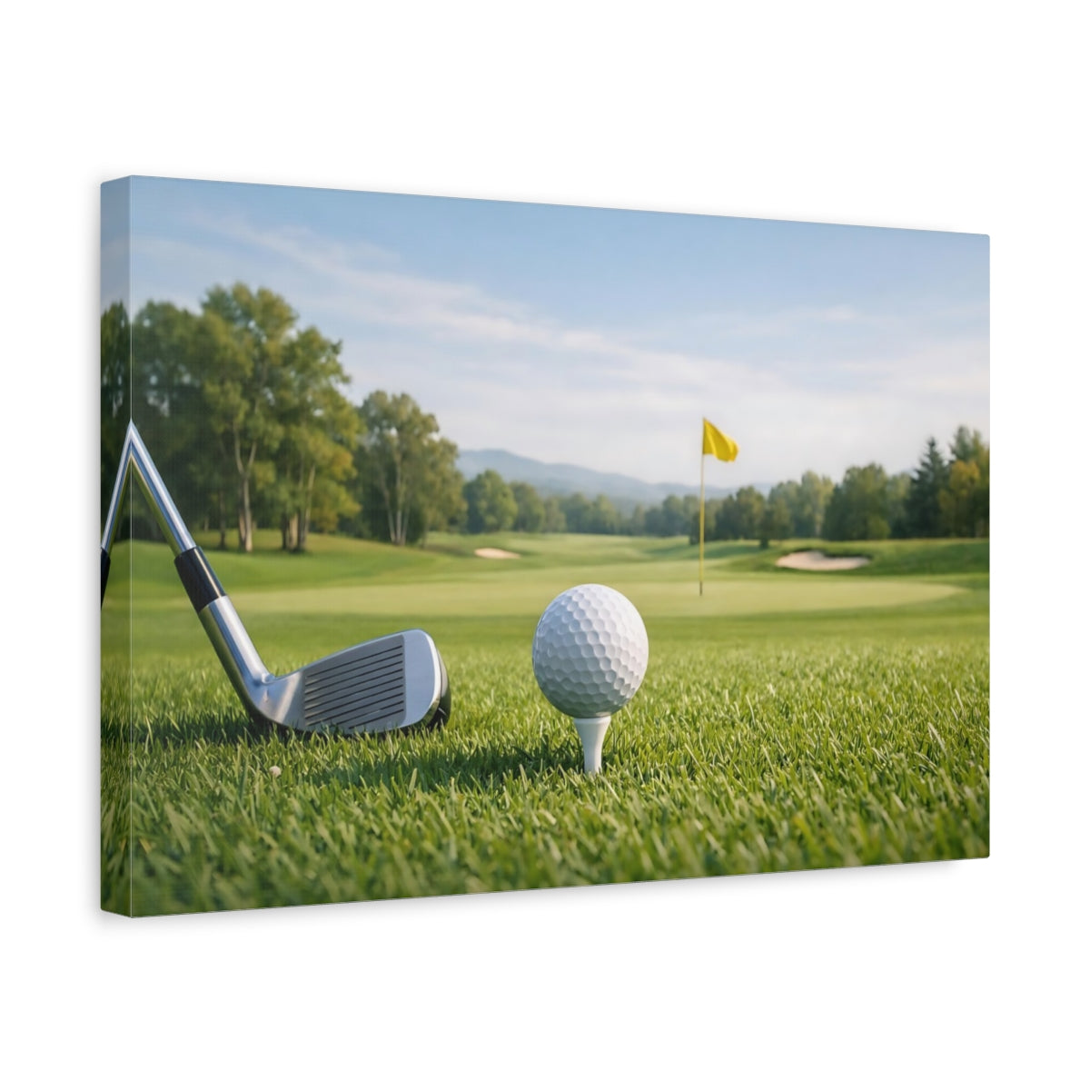 Golf Ball Sports - Canvas Wall Art Print