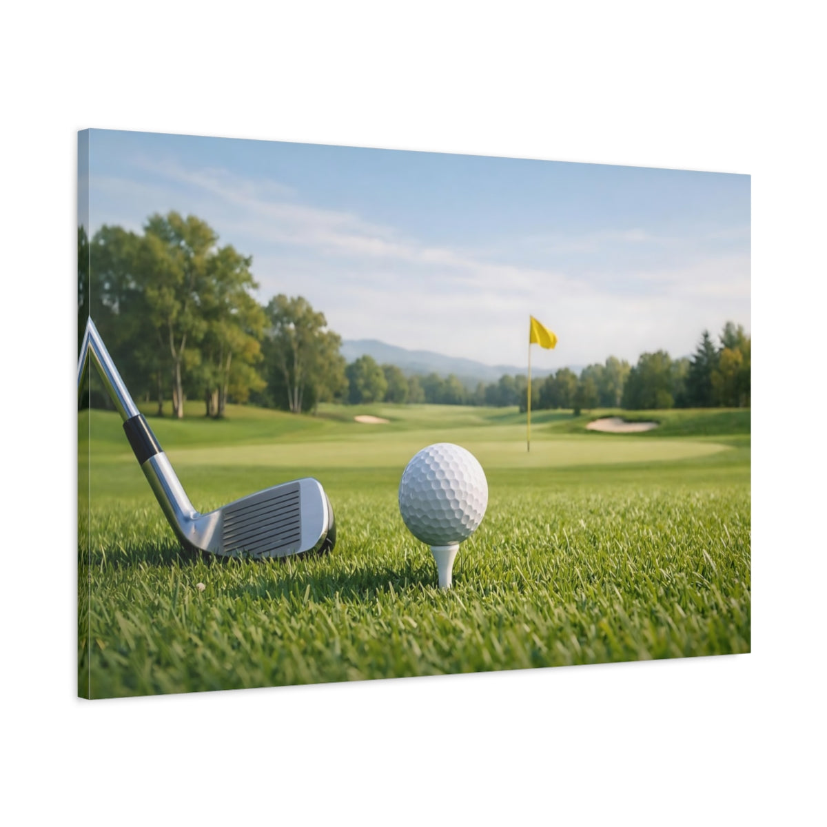 Golf Ball Sports - Canvas Wall Art Print