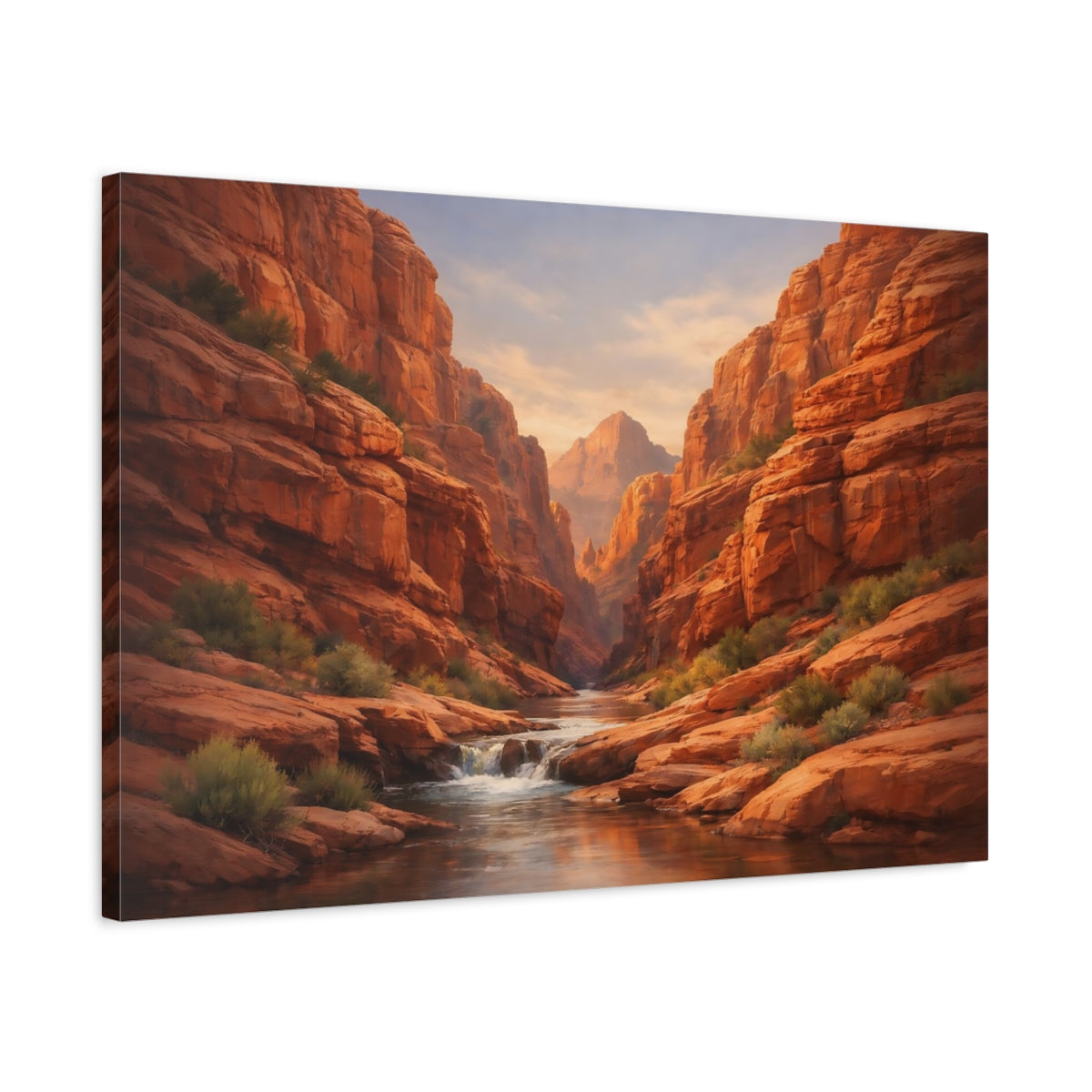 Nature Red Canyon - Canvas Wall Art Print