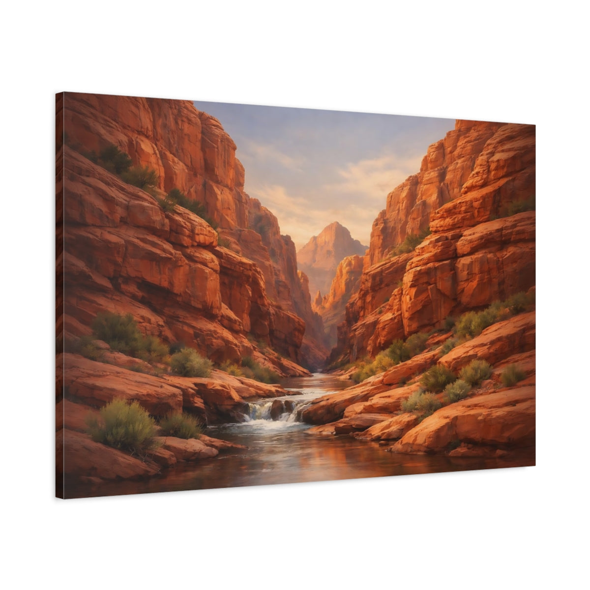 Nature Red Canyon - Canvas Wall Art Print