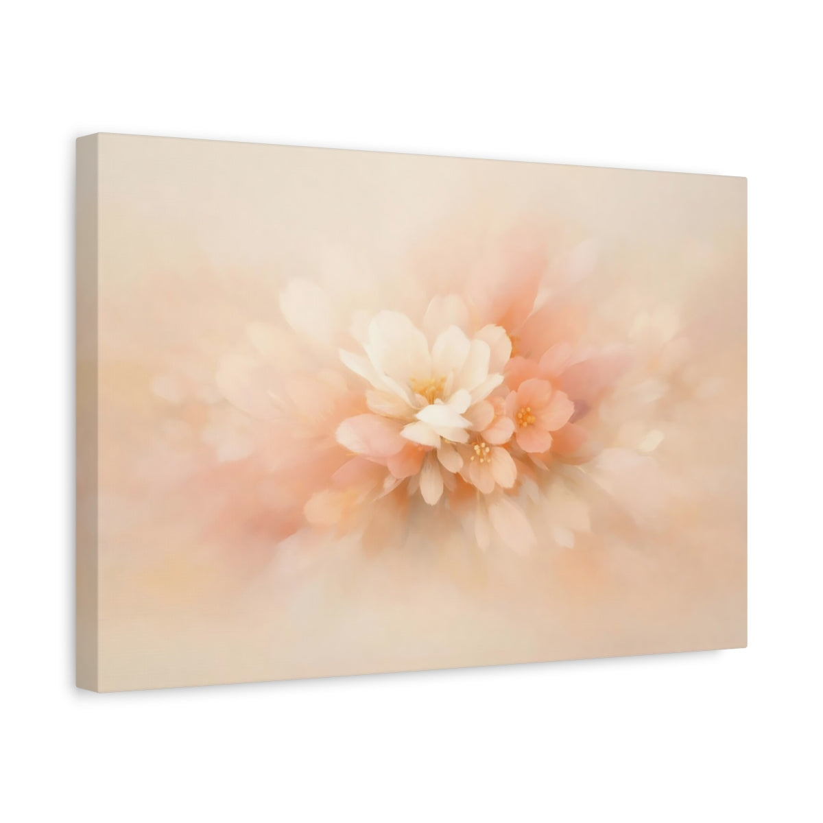 Floral Minimal Abstract Blossoms - Canvas Wall Art Print