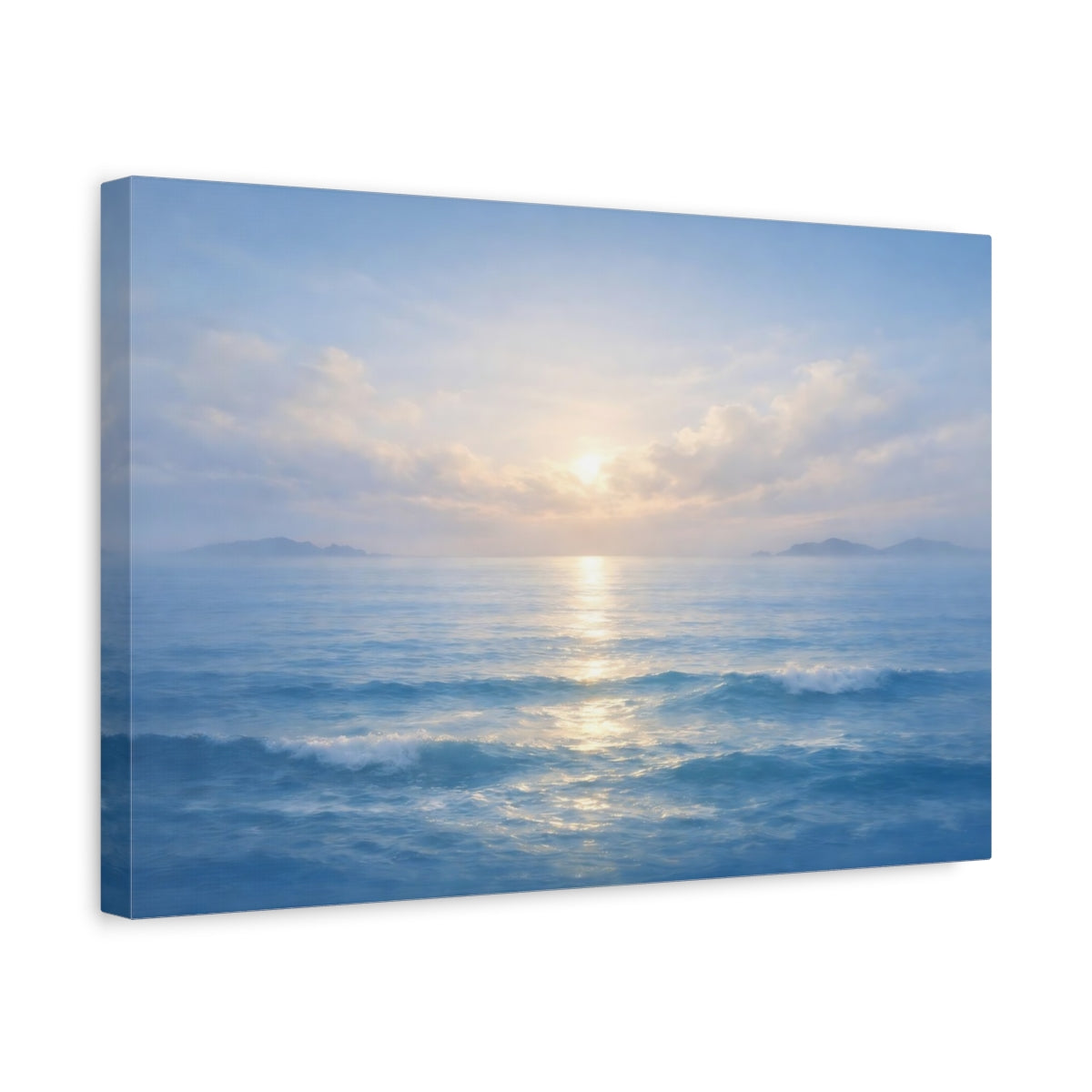 Paysage marin Océan bleu Nature - Impression sur toile murale