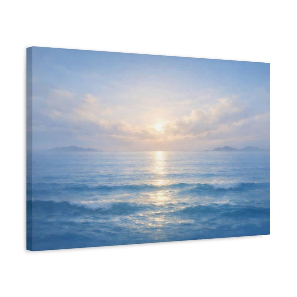 Paysage marin Océan bleu Nature - Impression sur toile murale
