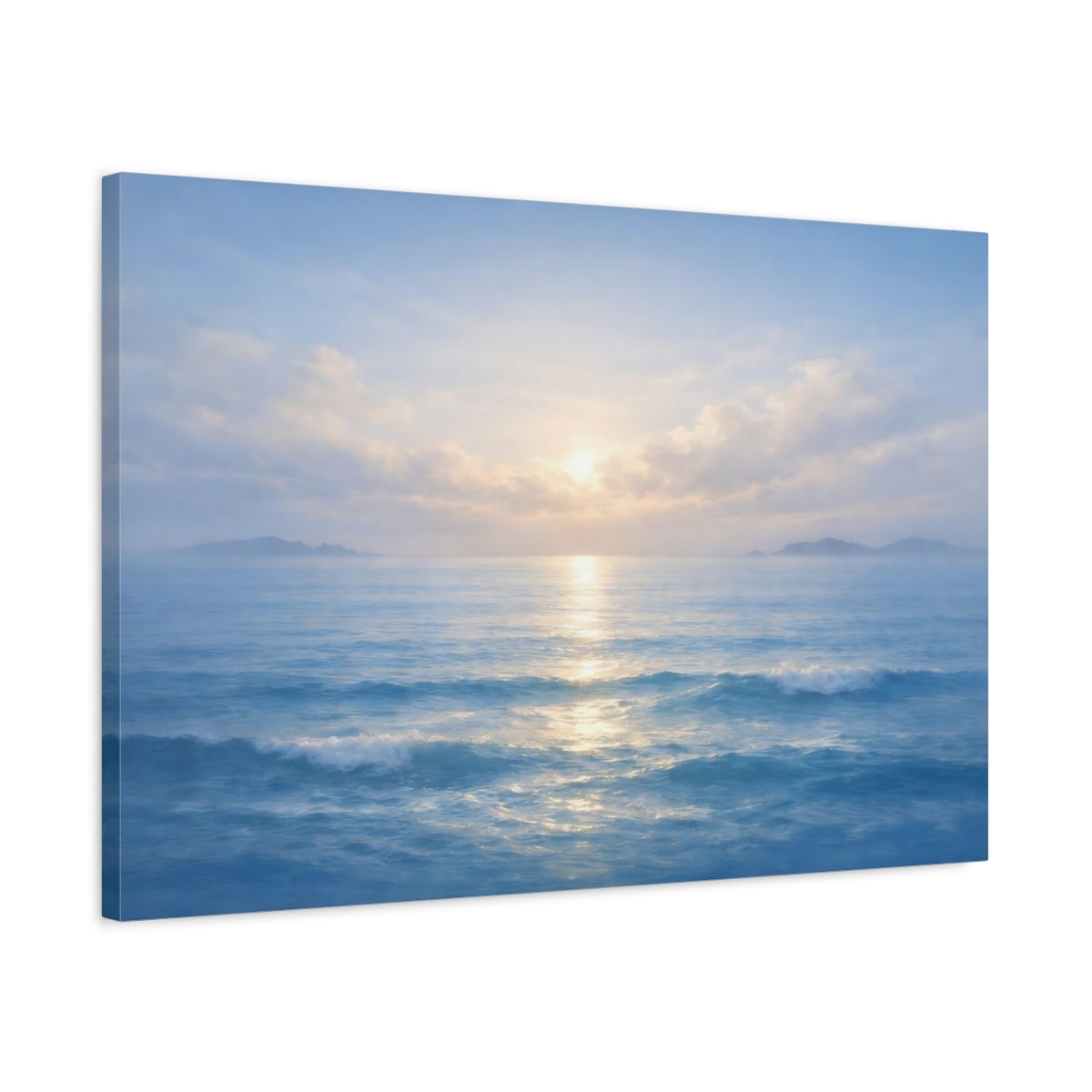Paysage marin Océan bleu Nature - Impression sur toile murale