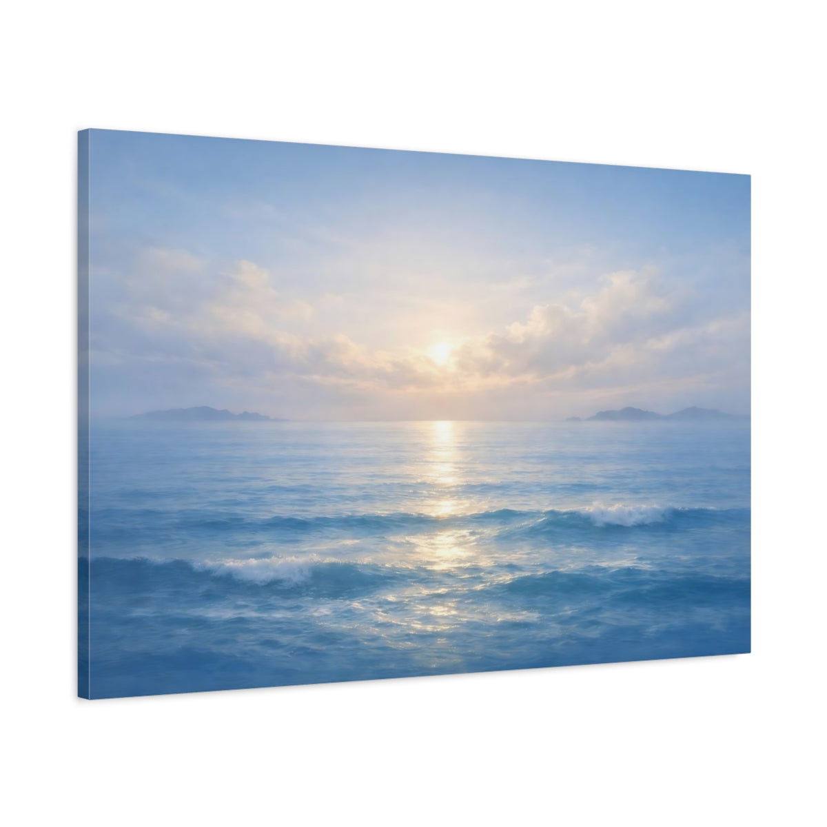 Paysage marin Océan bleu Nature - Impression sur toile murale