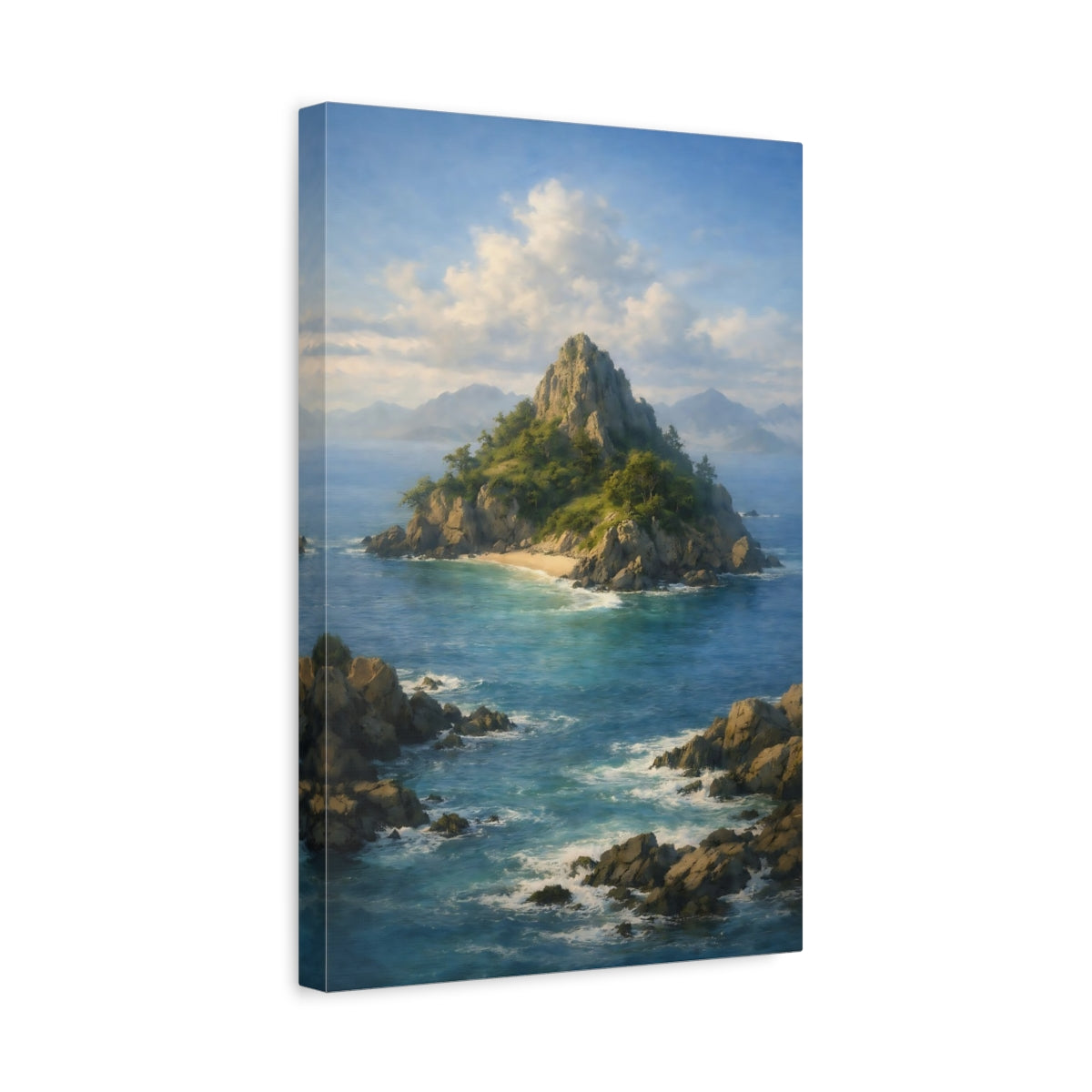 Nature Island Landscape - Canvas Wall Art Print