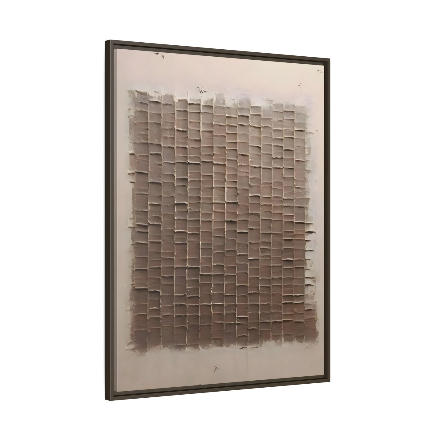 3D Textured Canvas Print - Wabi Sabi Framed Brown 3d texture Wall Art - YesArtYes