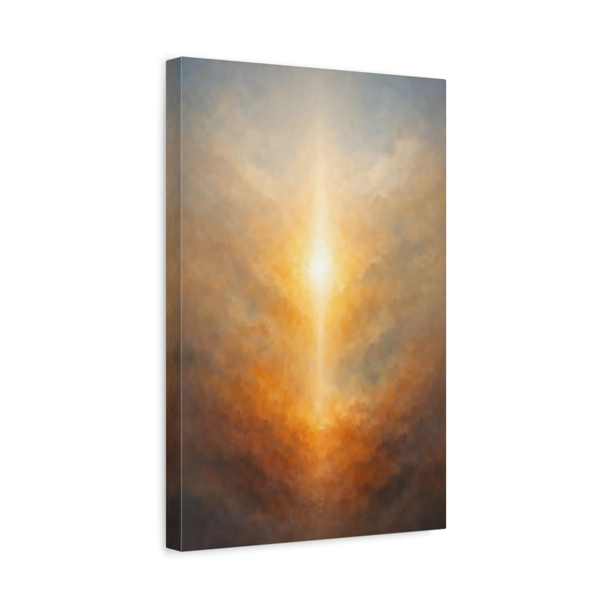 Abstract Radiant Light Golden - Canvas Wall Art Print