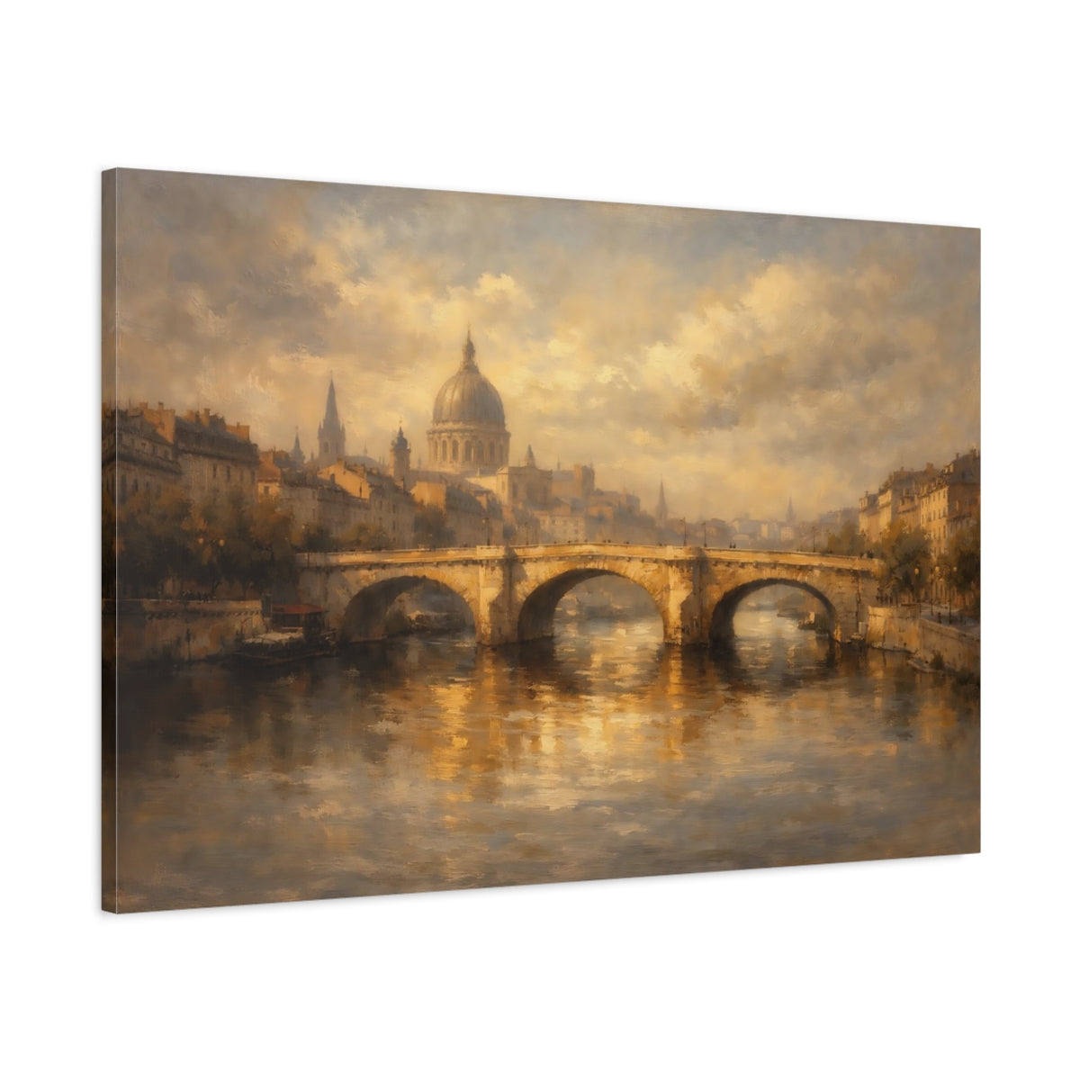 Side Mockup 1. Urban Heavy Plaster Texture Dramatic Light shown as stretched canvas wall art