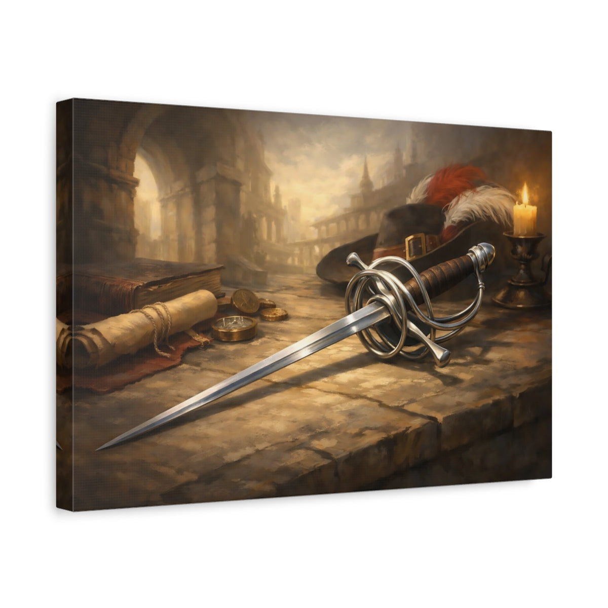Vintage Rapier - Canvas Wall Art Print