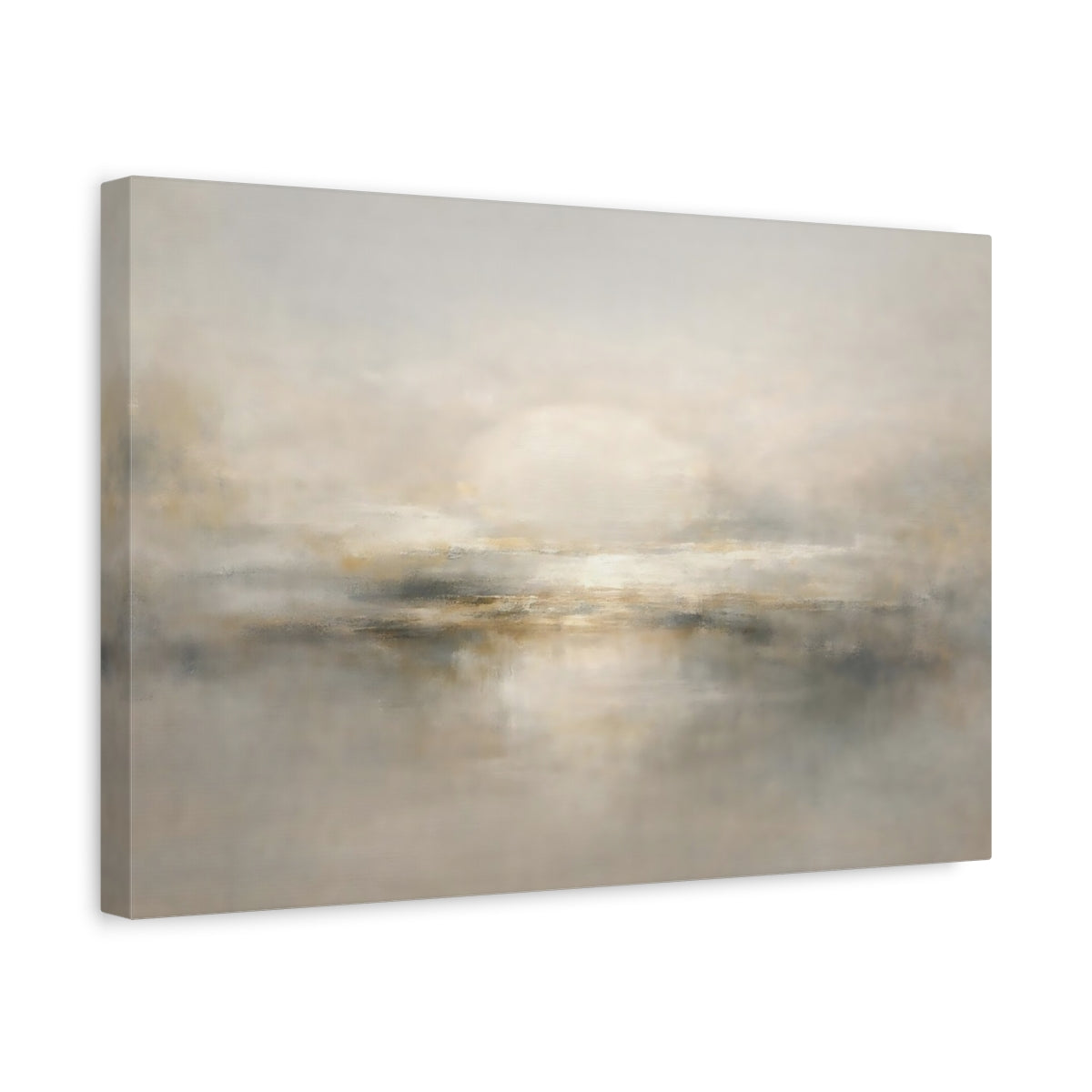 Horizon abstrait de luxe contemporain – Impression sur toile murale