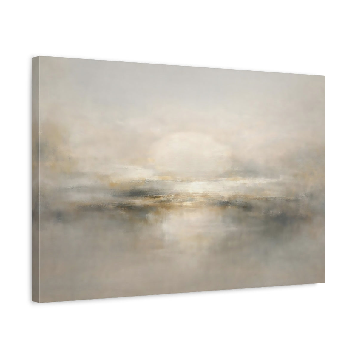 Horizon abstrait de luxe contemporain – Impression sur toile murale
