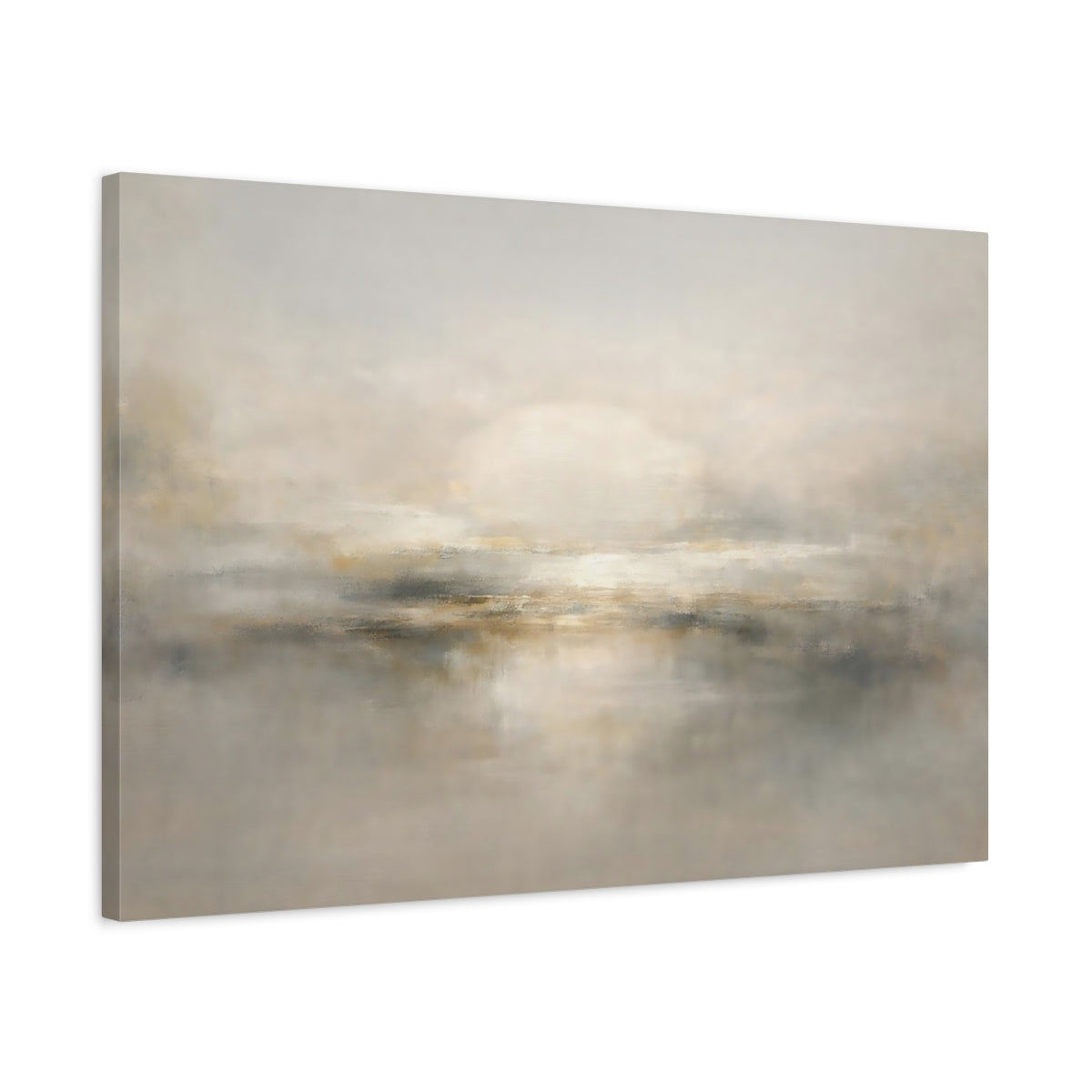 Horizon abstrait de luxe contemporain – Impression sur toile murale