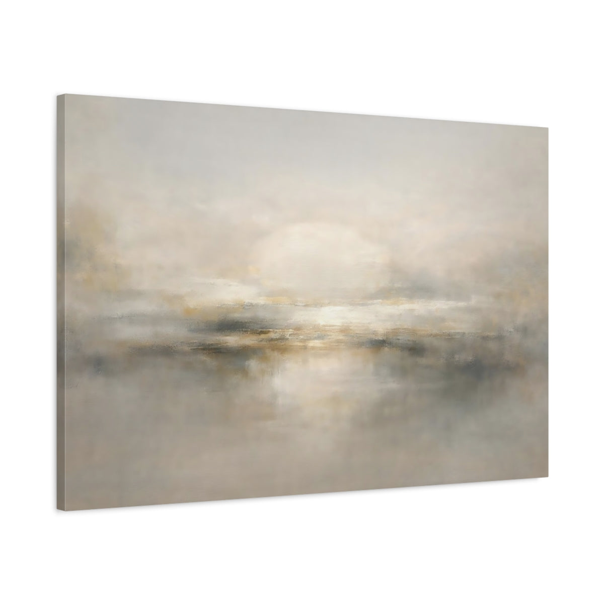 Horizon abstrait de luxe contemporain – Impression sur toile murale