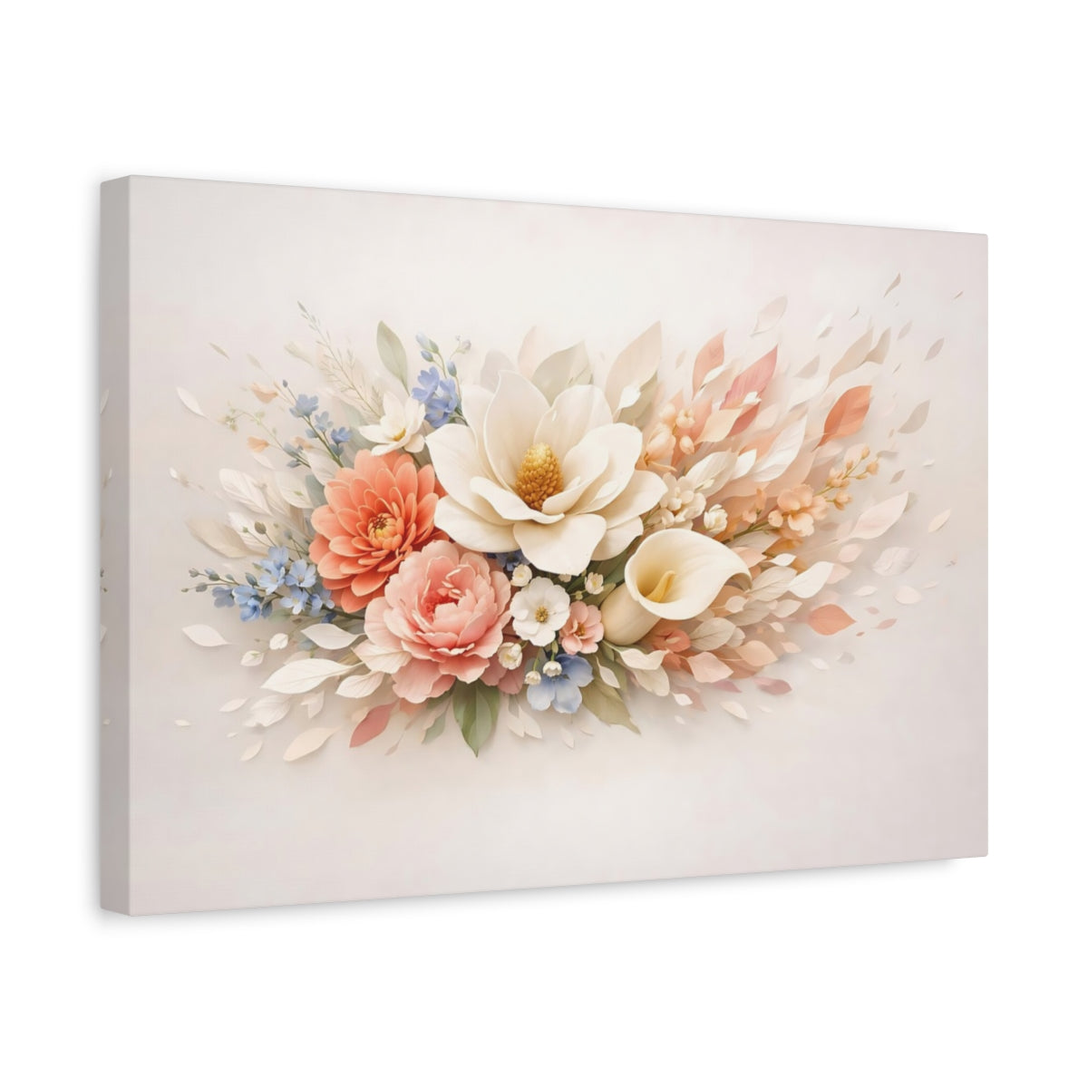 Floral Sculptural Objects Bouquet - Canvas Wall Art Print