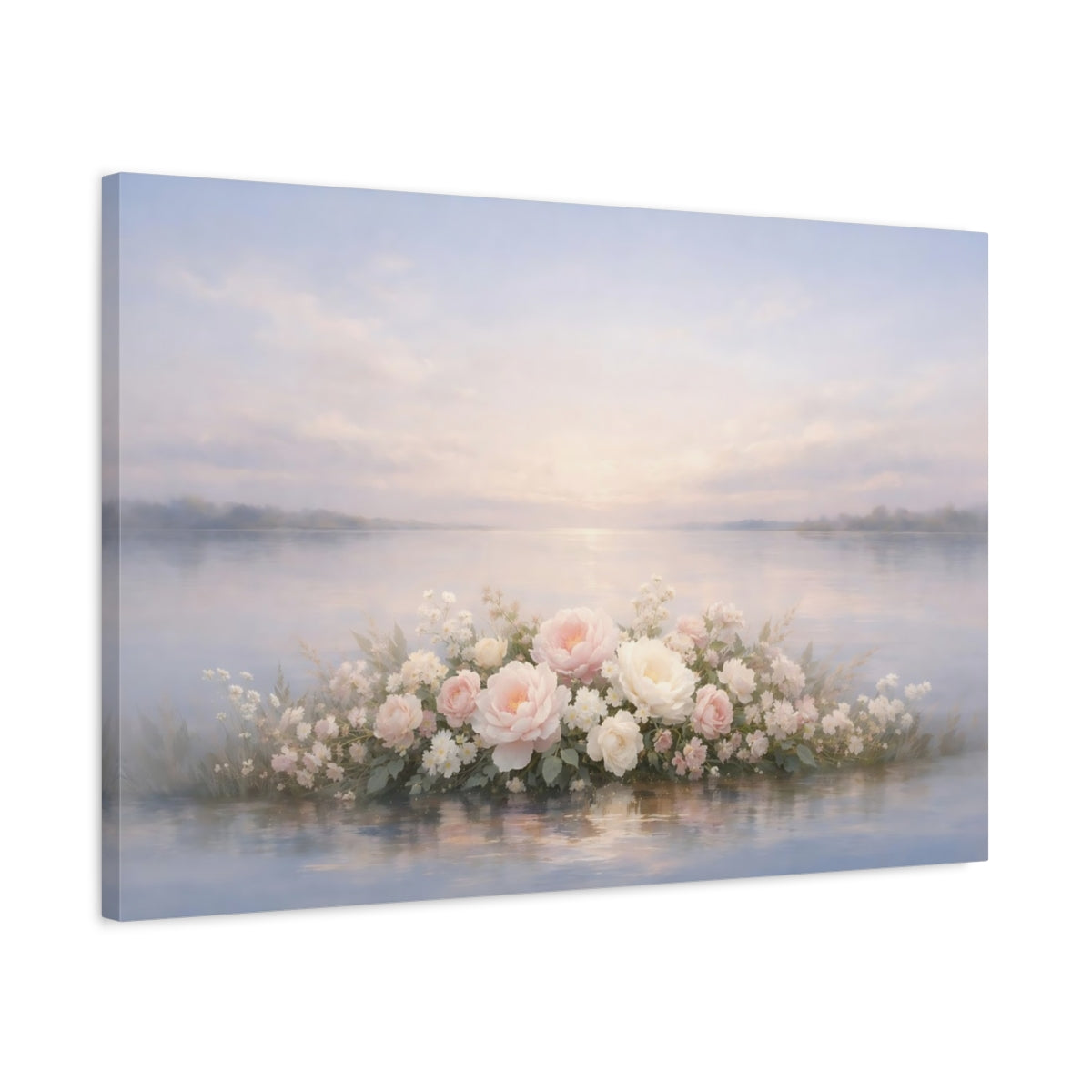 Arrangement Floral « Horizon aquatique » - Tableau imprimé sur toile