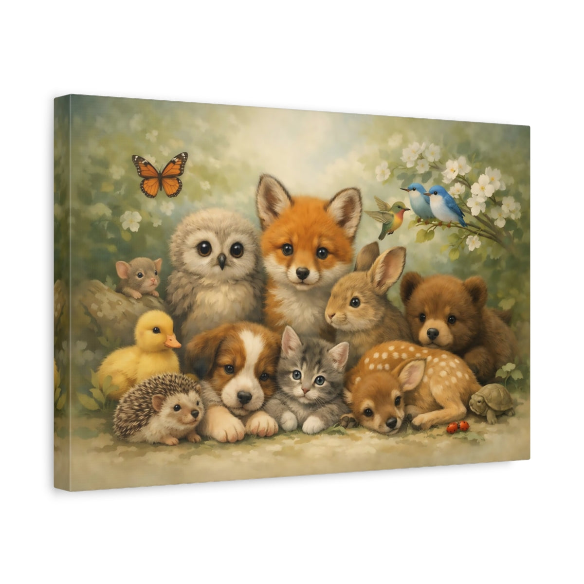 Baby Animals - Canvas Wall Art Print
