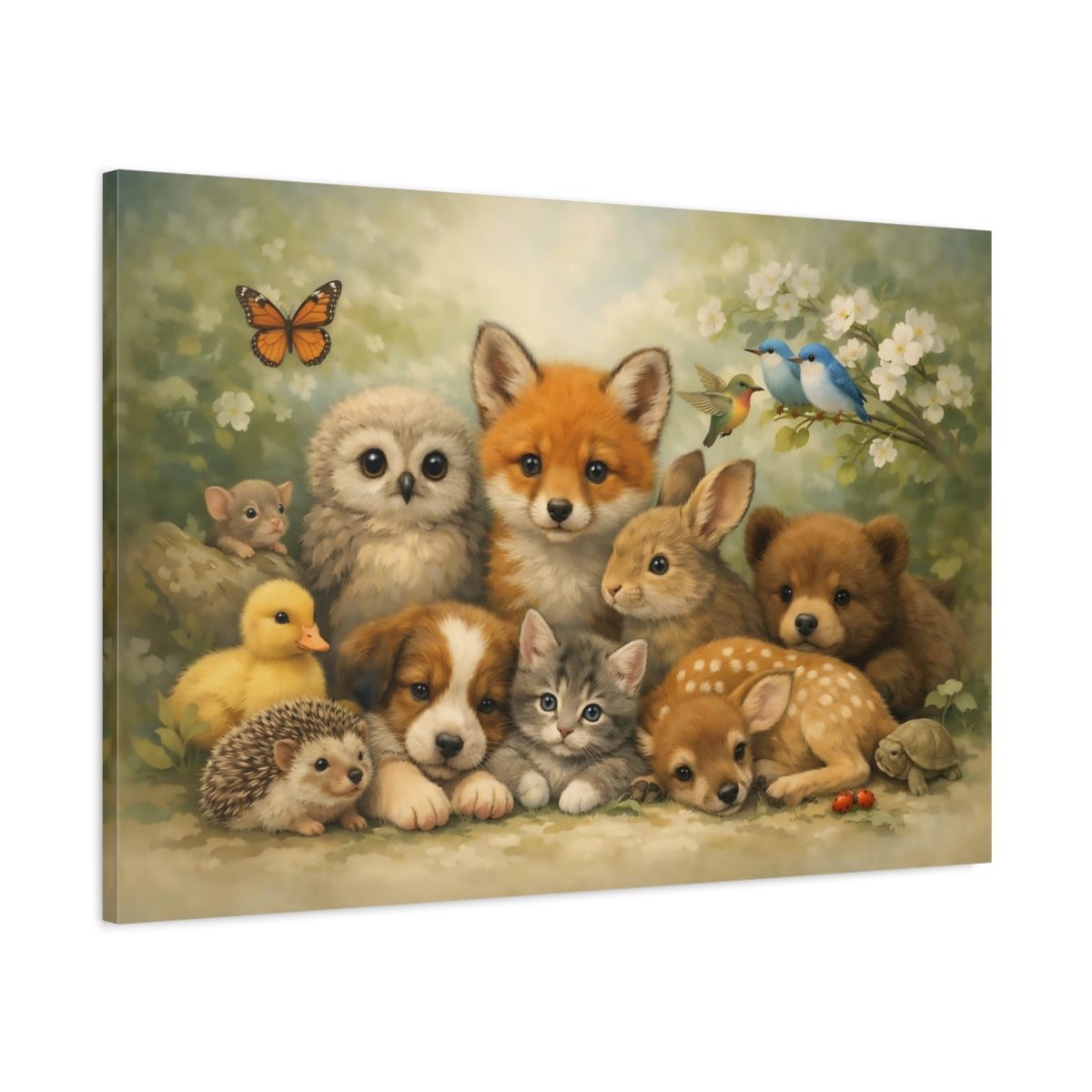 Baby Animals - Canvas Wall Art Print