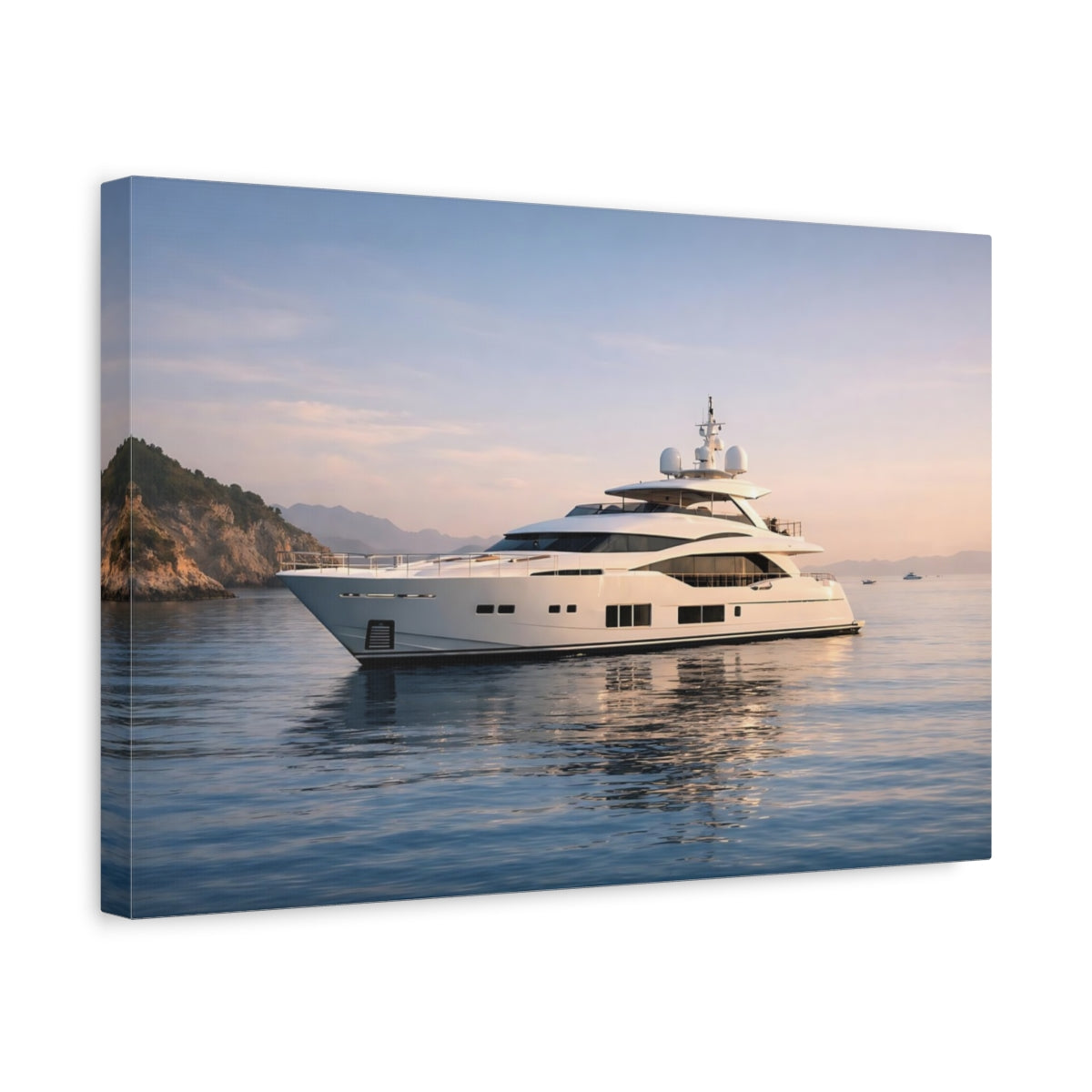 Yacht de luxe "Nature" - Impression sur toile