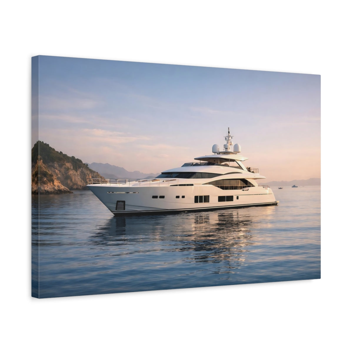 Yacht de luxe "Nature" - Impression sur toile