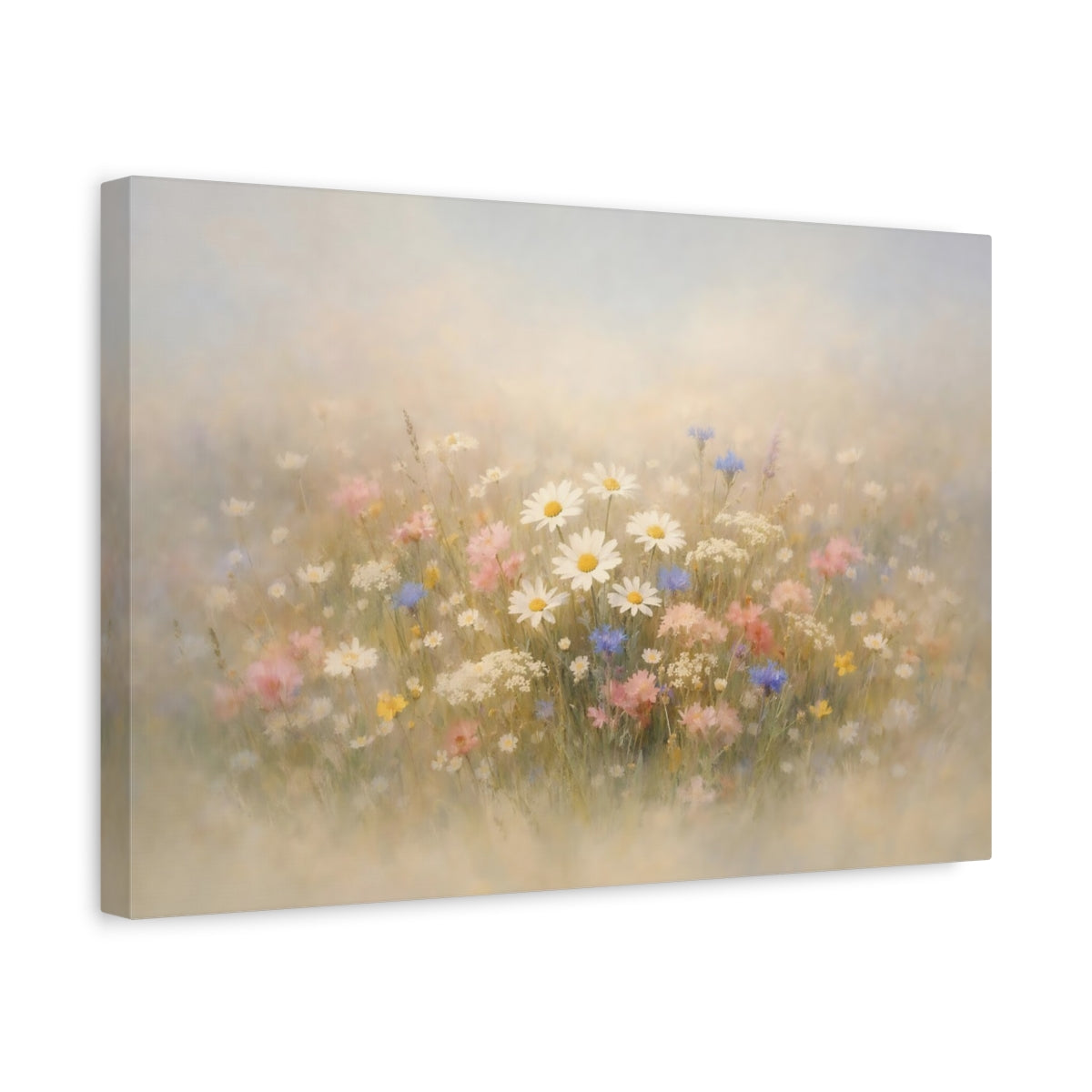 Contemporary Wildflowers Floral - Canvas Wall Art Print