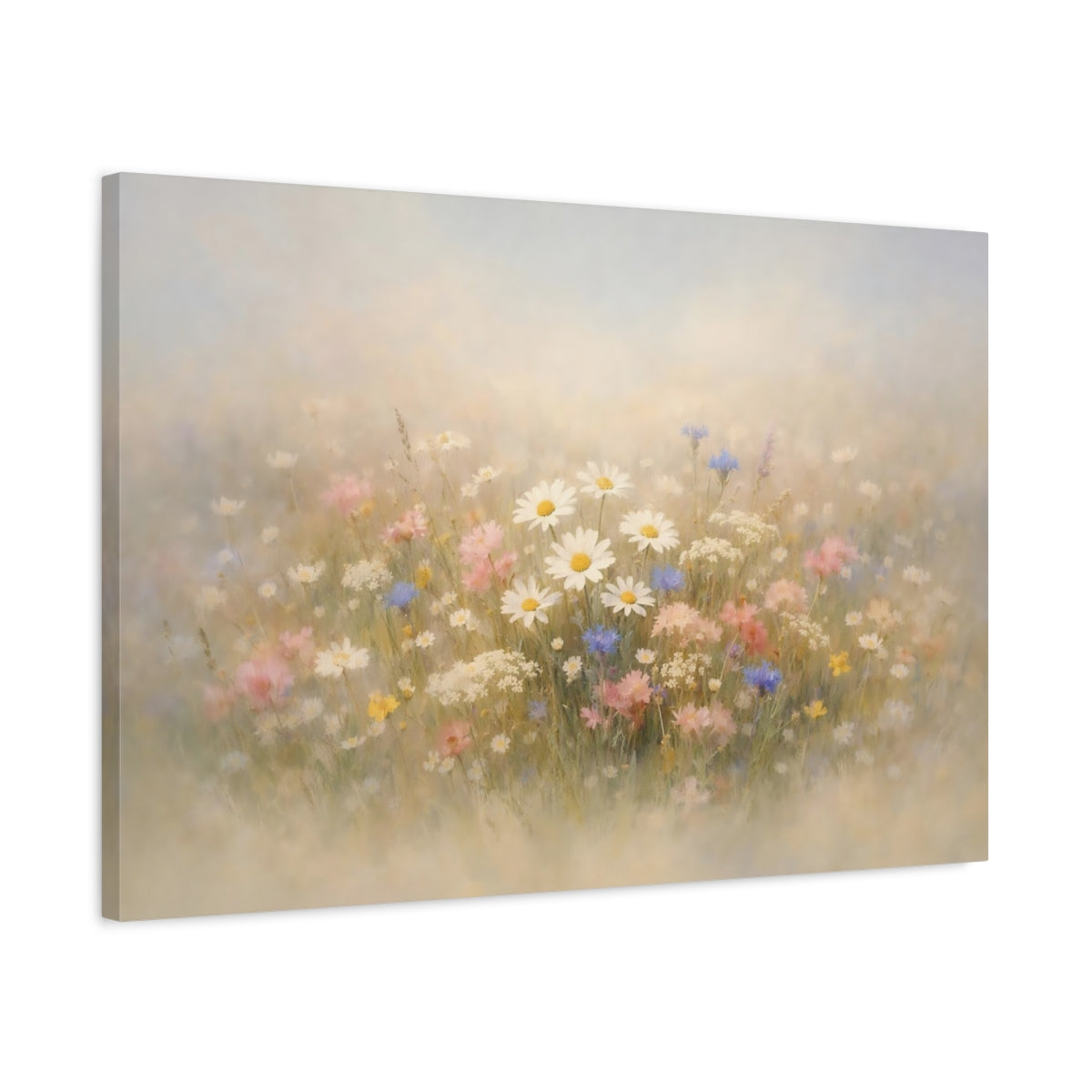 Contemporary Wildflowers Floral - Canvas Wall Art Print