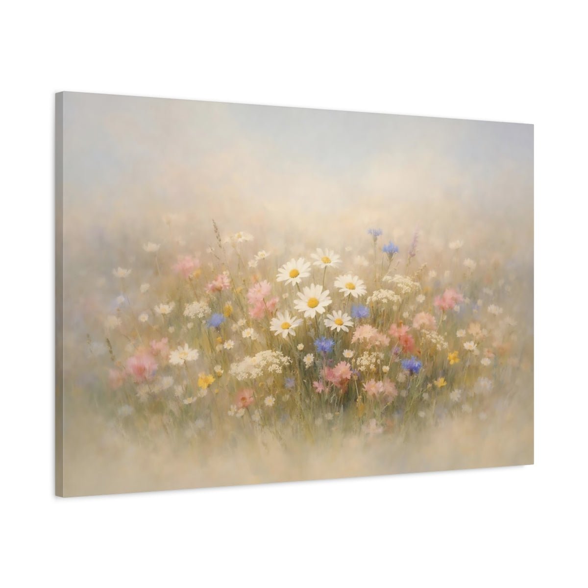 Contemporary Wildflowers Floral - Canvas Wall Art Print