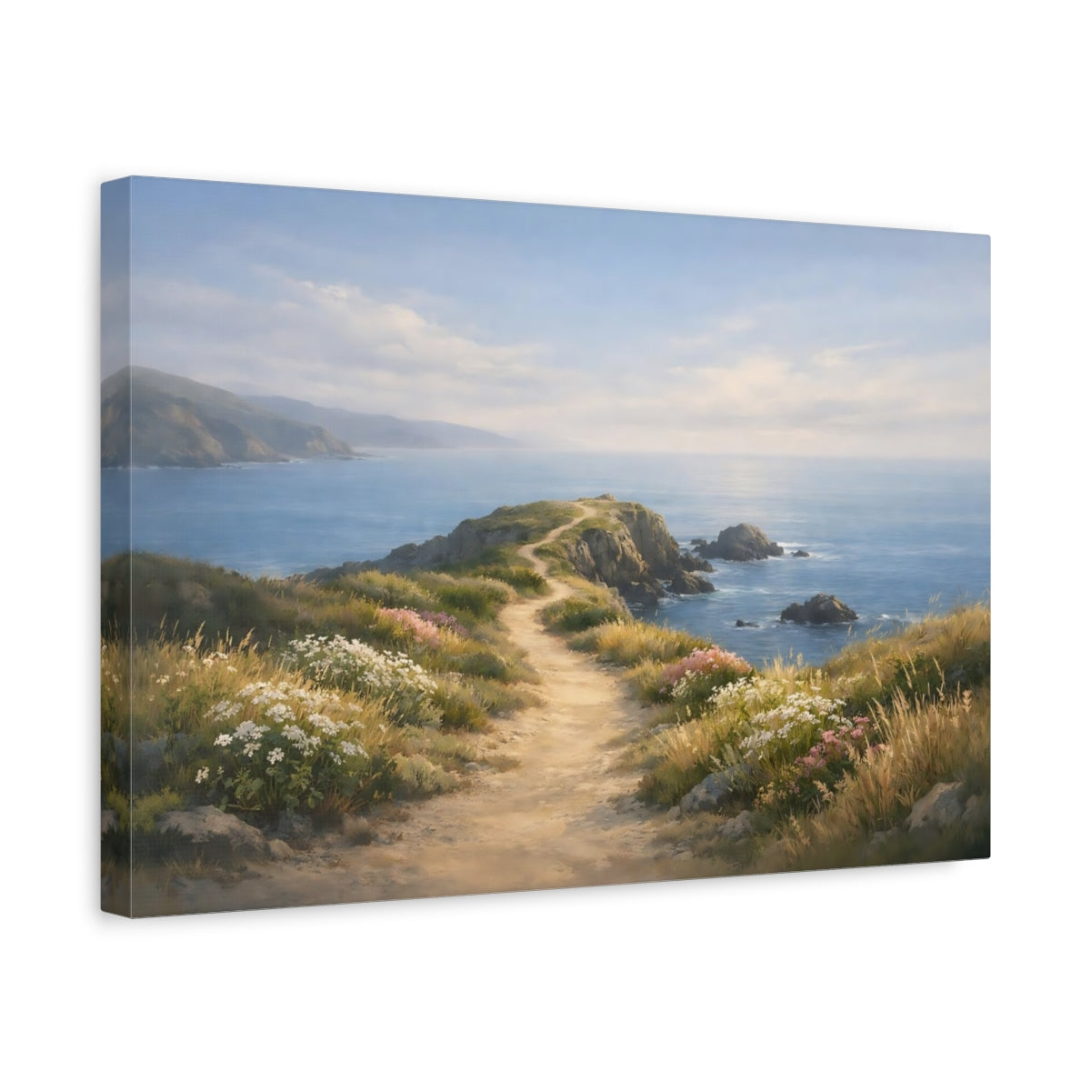 Nature Coastal Path - Canvas Wall Art Print