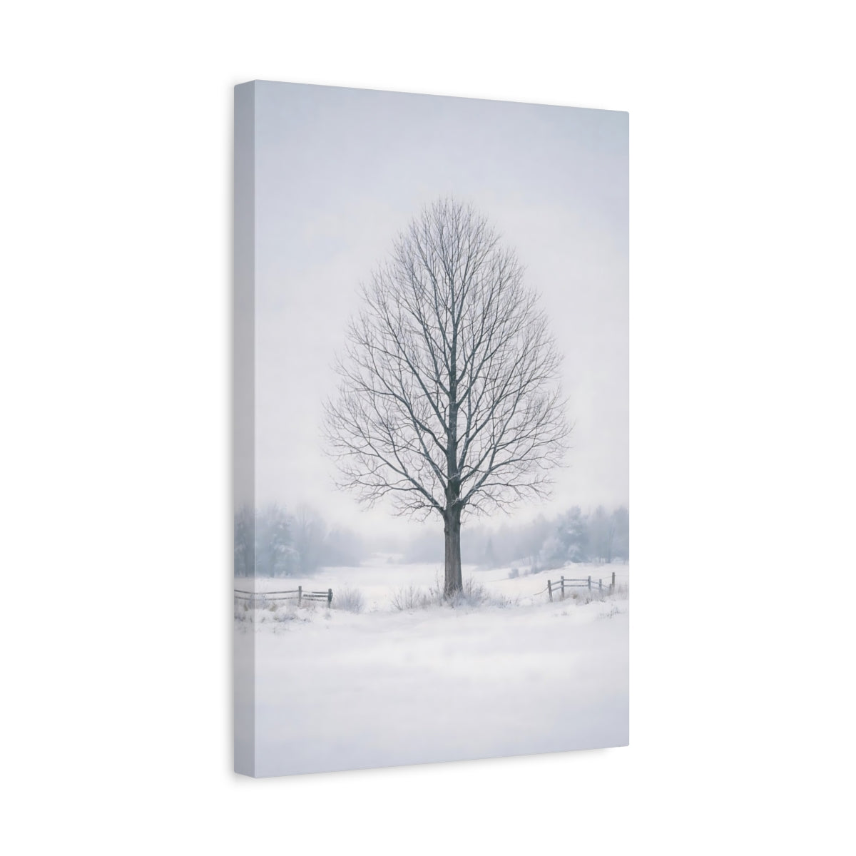 Nature Bare Tree Winter - Canvas Wall Art Print