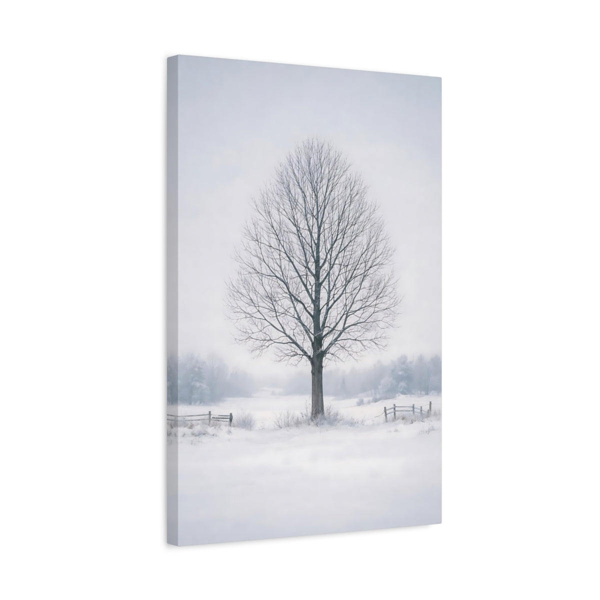 Nature Bare Tree Winter - Canvas Wall Art Print
