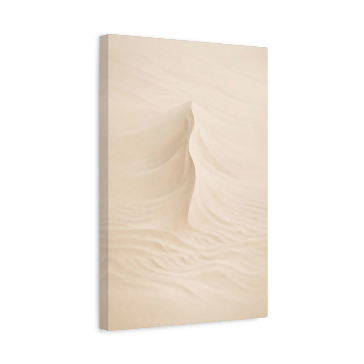 Side Mockup 4. Nature Sand Dune Desert Sand shown as stretched canvas wall art