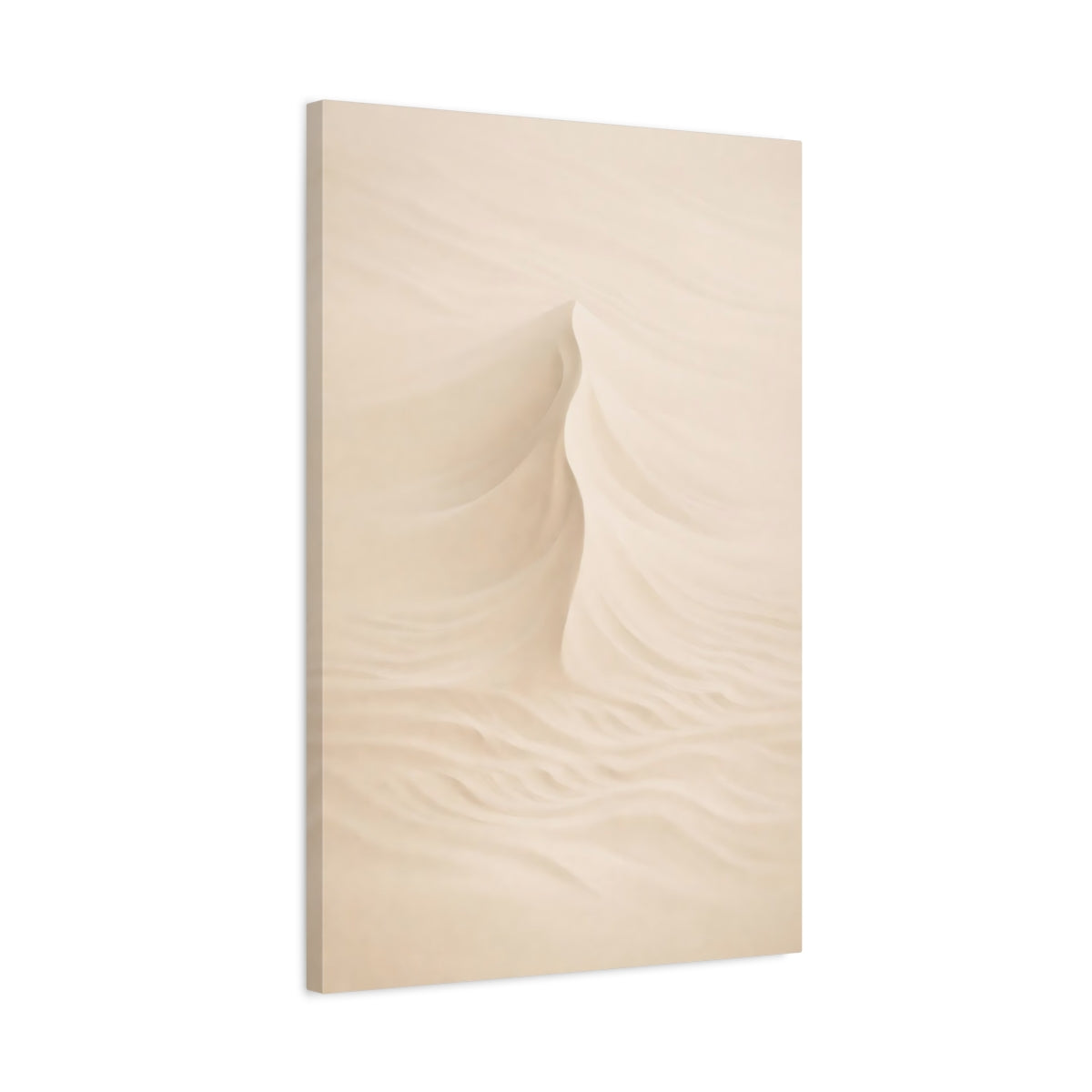 Side Mockup 2. Nature Sand Dune Desert Sand shown as stretched canvas wall art