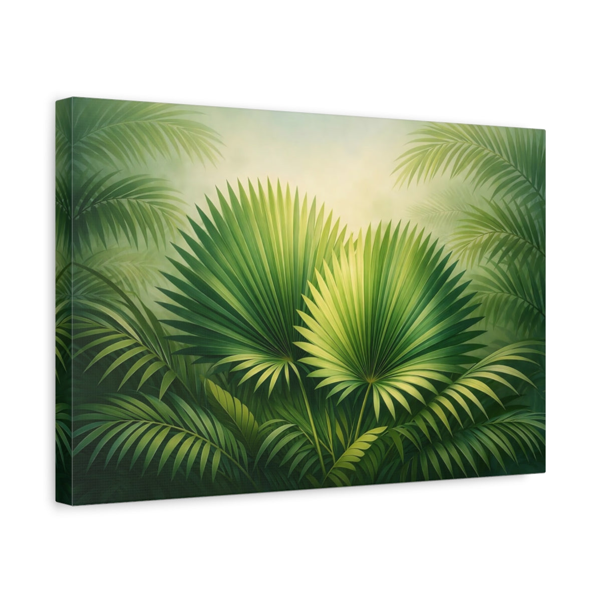 Palm Leaves Nature - Canvas Wall Art Print
