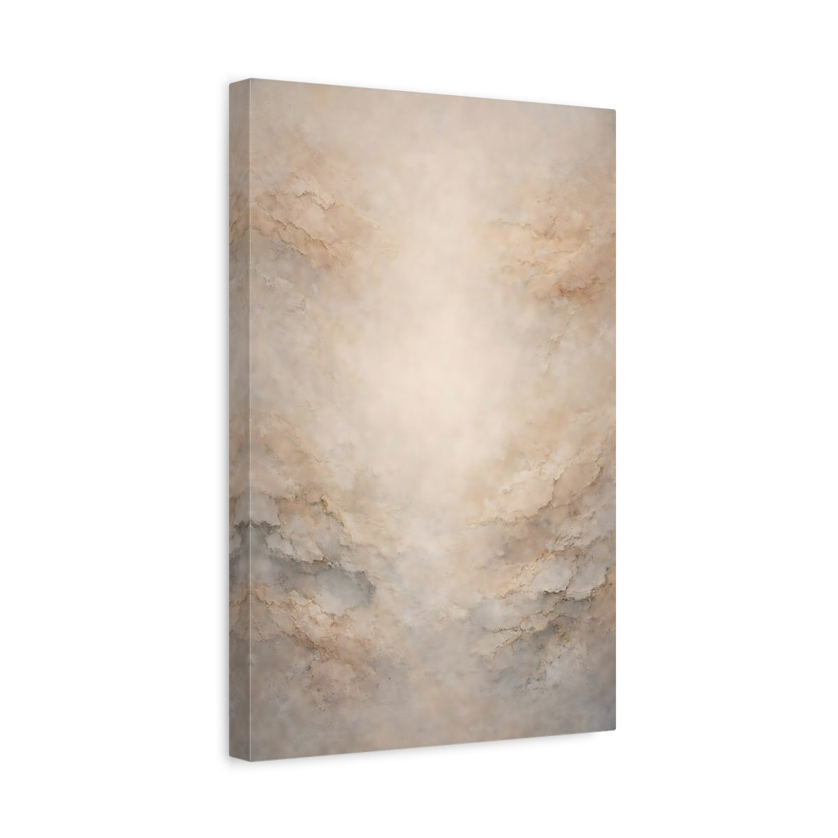 Abstract Texture Warm Beige - Canvas Wall Art Print