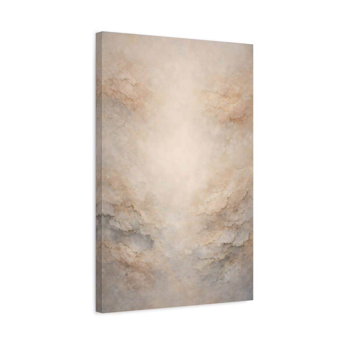 Abstract Texture Warm Beige - Canvas Wall Art Print