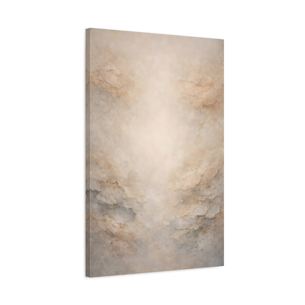 Abstract Texture Warm Beige - Canvas Wall Art Print