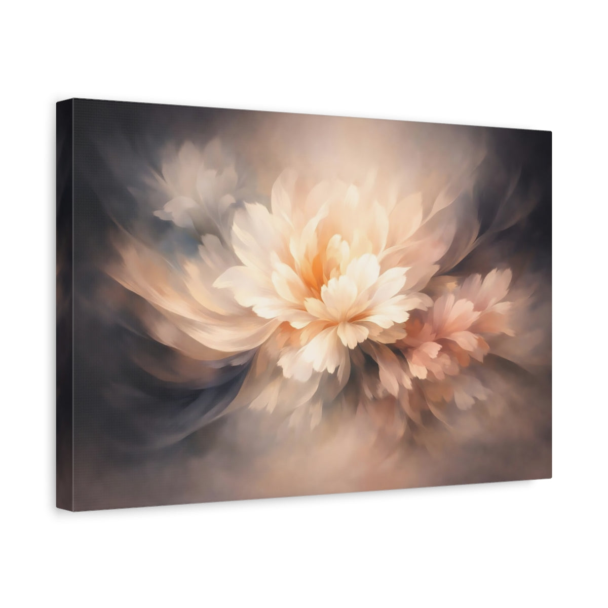 Floral Abstract Flow Bloom - Canvas Wall Art Print