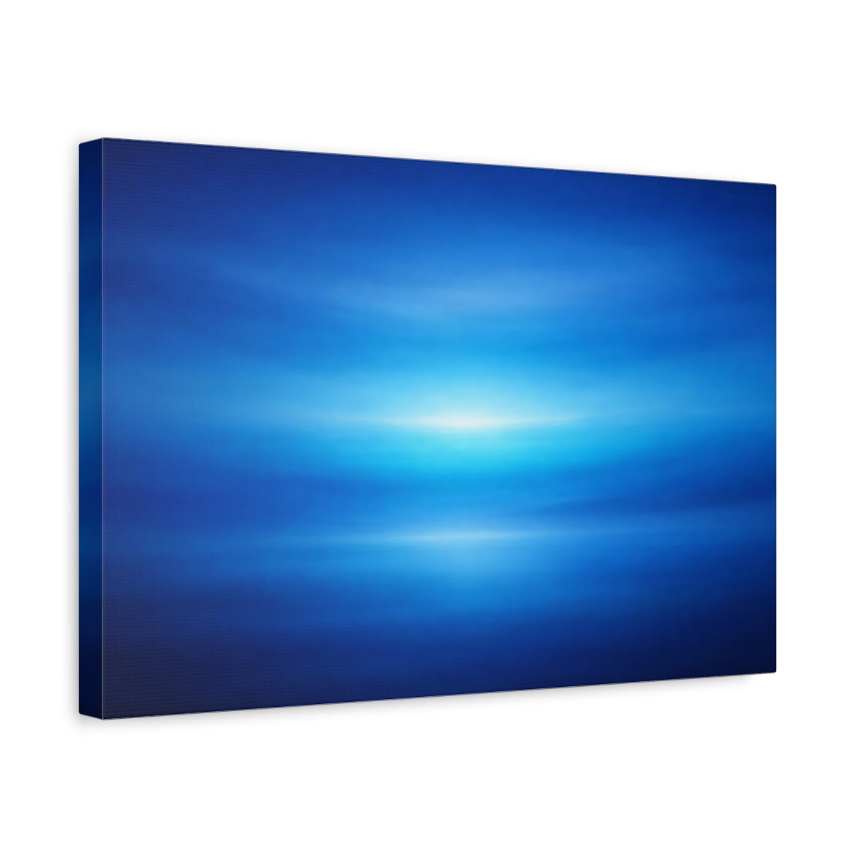 Tonal Gradient Abstract Blue Light - Canvas Wall Art Print