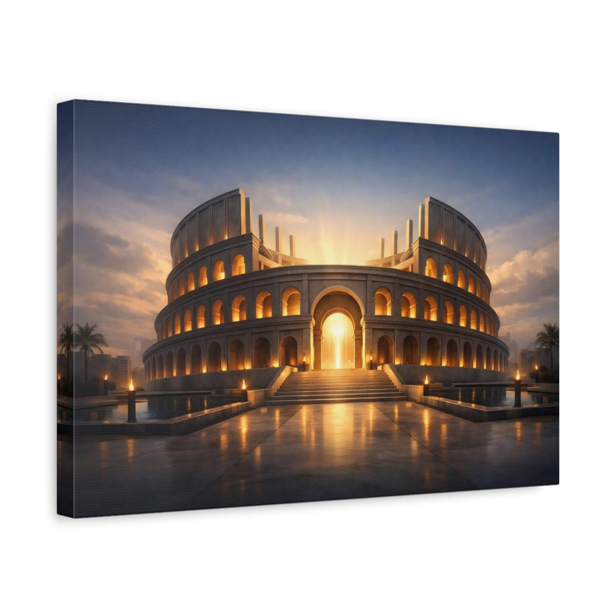 Colosseum Amphitheater Fairytale - Canvas Wall Art Print