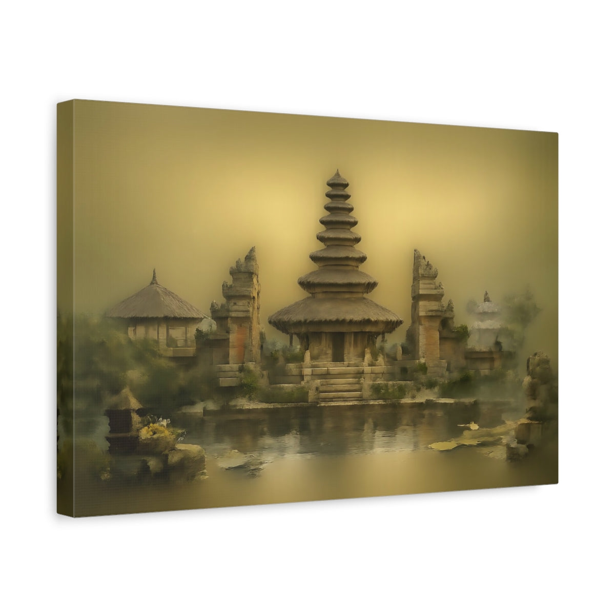 Wabi Sabi Bali Temple Religious - Canvas Wall Art Print