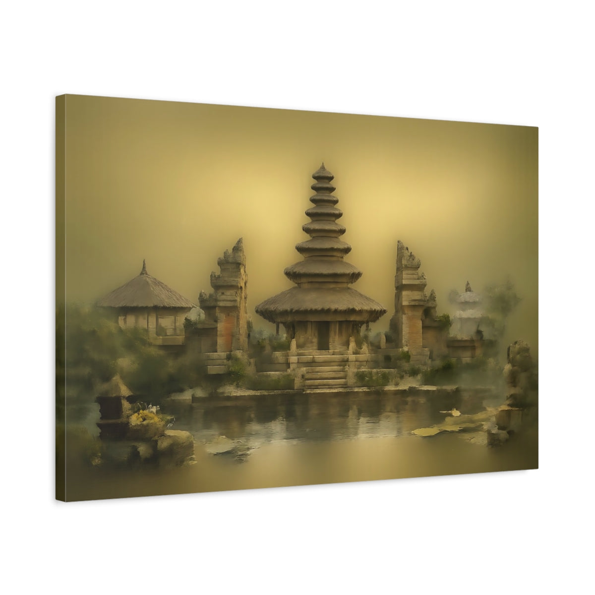 Wabi Sabi Bali Temple Religious - Canvas Wall Art Print