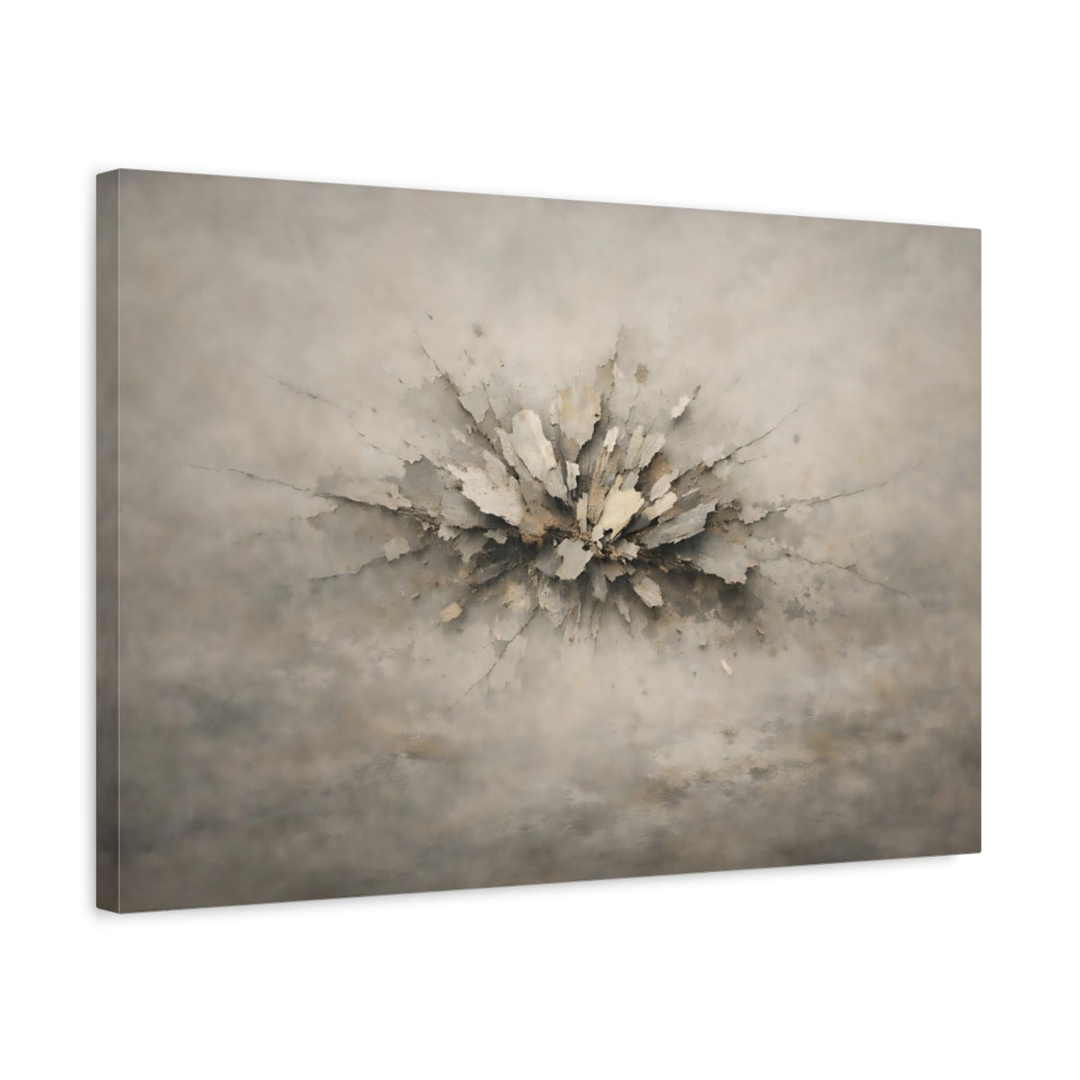 Nature Wabi Sabi Texture Abstract Burst - Canvas Wall Art Print