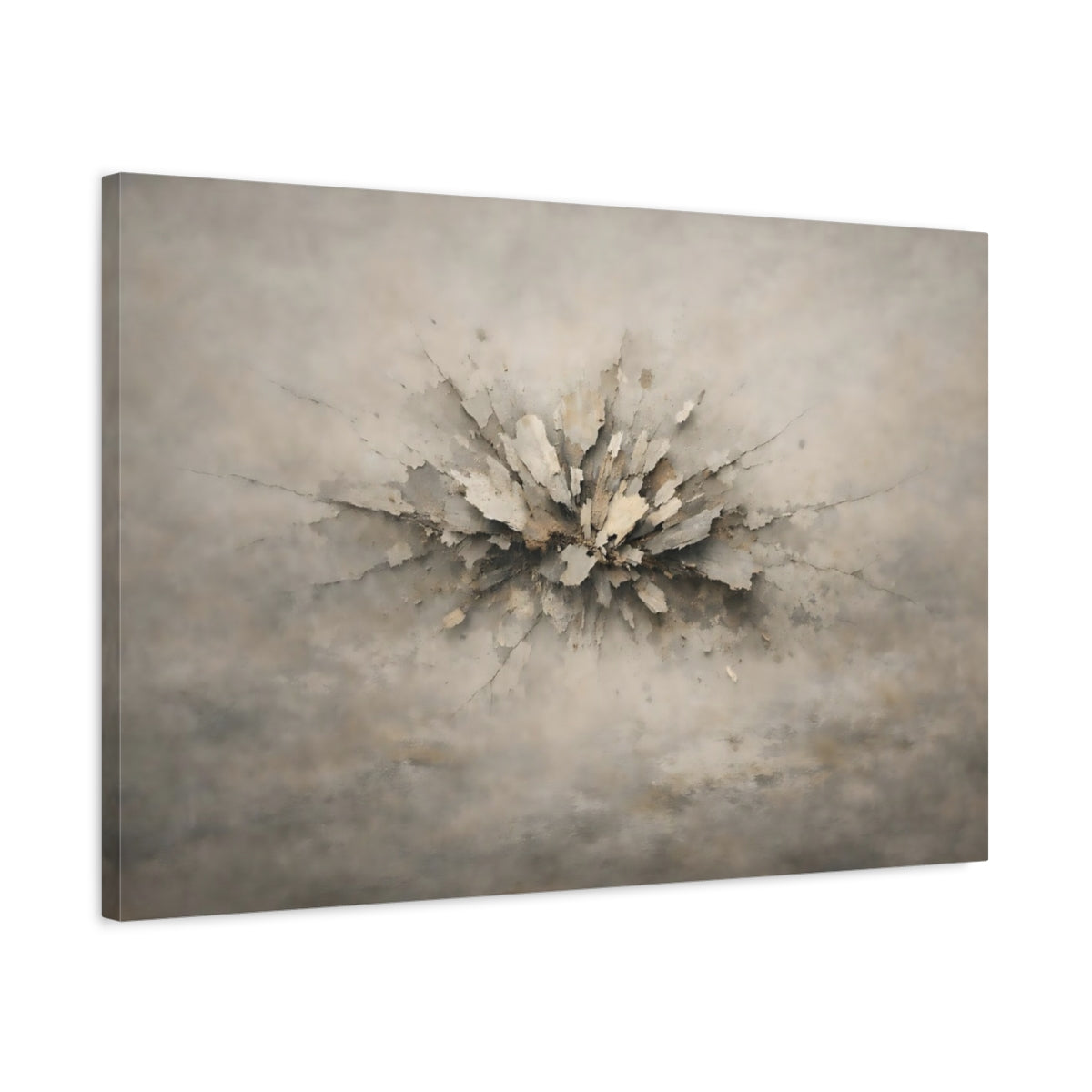 Nature Wabi Sabi Texture Abstract Burst - Canvas Wall Art Print