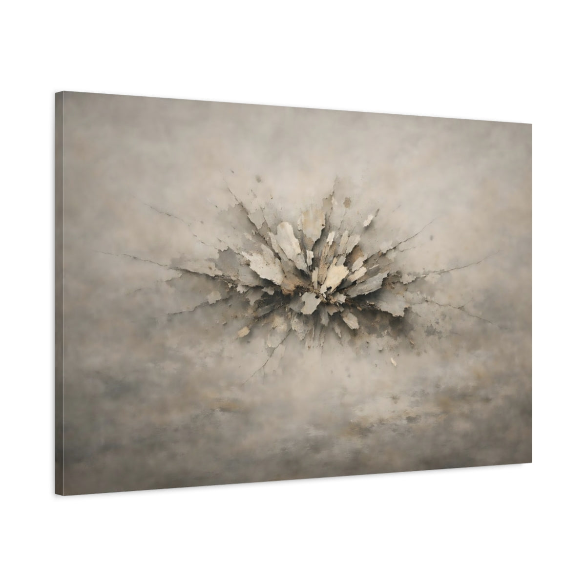 Nature Wabi Sabi Texture Abstract Burst - Canvas Wall Art Print